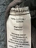 Natural Reflections 100% Cotton Houndstooth Gray Long Sleeve Button-Down Shirt Size M - photo 8
