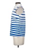 J. McLaughlin Stripes Blue Sleeveless Button-Down Shirt Size S - photo 5
