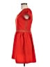 Pins and Needles 100% Polyester Solid Red Casual Dress Size 6 - photo 5