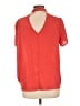 Lush Red Short Sleeve Blouse Size L - photo 2