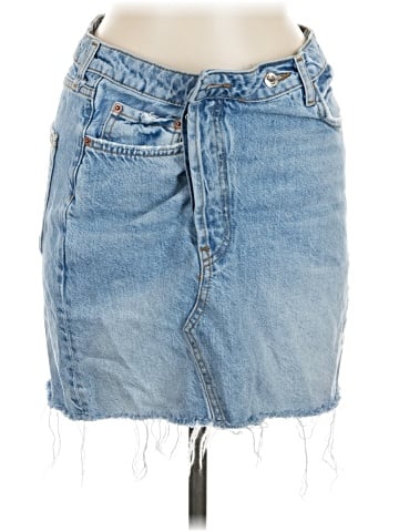 Zara Denim Skirt (view 1)