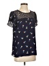 Daniel Rainn Black Short Sleeve Blouse Size S - photo 1