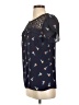 Daniel Rainn Black Short Sleeve Blouse Size S - photo 5