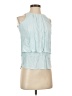 J.Crew 100% Viscose Blue Sleeveless Blouse Size 00 (petite) - photo 1