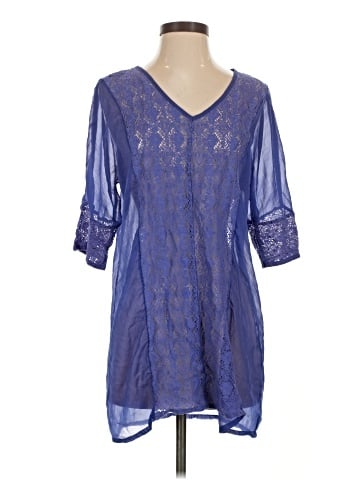 Tropical Escape 3/4 Sleeve Blouse (view 1)