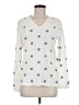 Tommy Hilfiger 100% Cotton Polka Dots Ivory Pullover Sweater Size M - photo 1