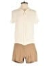 Maje 100% Polyamide Color Block Ivory Romper Size EU (FR) 36 / US 4 - photo 1
