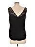 Shyanne 100% Rayon Black Sleeveless Blouse Size L - photo 2