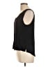 Shyanne 100% Rayon Black Sleeveless Blouse Size L - photo 5