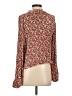 Boden 100% Polyester Red Long Sleeve Blouse Size 2 - photo 2