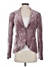 Nanette Lepore 100% Polyester Burgundy Blazer Size 4 - photo 1