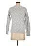 L.L.Bean 100% Cotton Tweed Silver Pullover Sweater Size S - photo 1