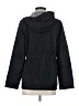 Laura Scott 100% Polyester Solid Black Raincoat Size S - photo 2