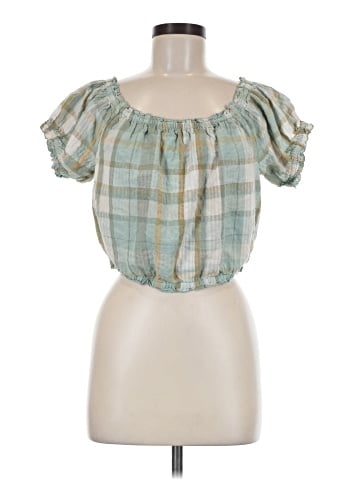 American Eagle Outfitters Short Sleeve Blouse (view 1)