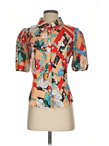 Good Time U.S.A. Los Angeles Short Sleeve Blouse (view 1)