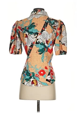 Good Time U.S.A. Los Angeles Short Sleeve Blouse (view 2)