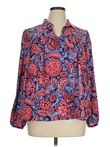 Gloria Vanderbilt Long Sleeve Blouse (view 1)