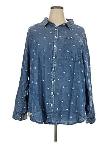 Torrid Long Sleeve Button-Down Shirt (view 1)