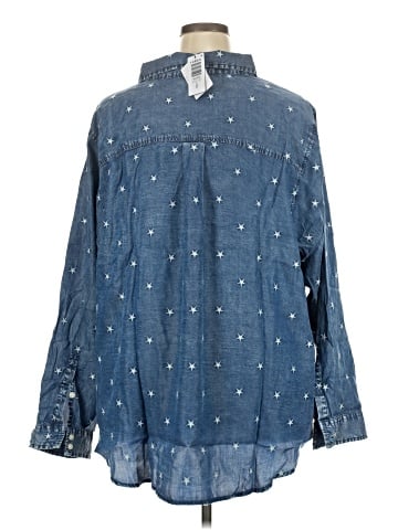 Torrid Long Sleeve Button-Down Shirt (view 2)