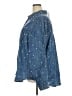 Torrid 100% Tencel Stars Blue Long Sleeve Button-Down Shirt Size 4X Plus (4) - photo 5