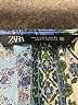 Zara Paisley Blue Casual Dress Size S - photo 7