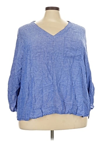 Cato 3/4 Sleeve Blouse (view 1)