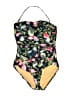 J.Crew Tropical Green One Piece Swimsuit Size 14 - photo 1