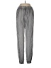 Solitaire 100% Rayon Stripes Gray Casual Pants Size L - photo 1