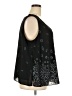 Dana Kay 100% Polyester Black Sleeveless Blouse Size 24 - photo 4