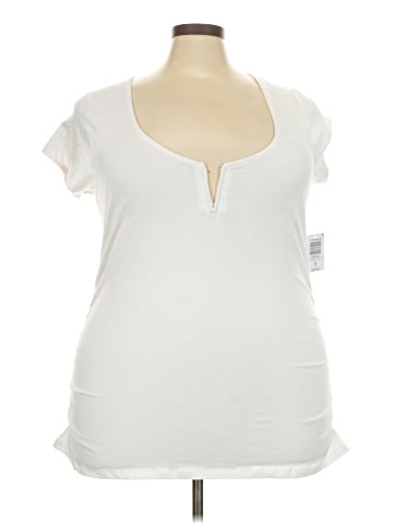 Torrid Short Sleeve Henley (view 1)