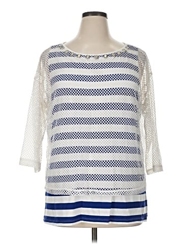 Ruby Rd. 3/4 Sleeve Blouse (view 1)