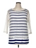 Ruby Rd. 100% Polyester Blue 3/4 Sleeve Blouse Size XL - photo 1