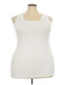 Torrid 100% Cotton Ivory Tank Top Size 3X Plus (3) - photo 1