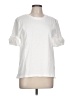 Zara White Short Sleeve Top Size L - photo 1