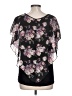 Naif Black Short Sleeve Blouse Size L - photo 2
