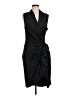 ALLSAINTS 100% Polyester Black Cocktail Dress Size 8 - photo 1