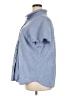 Blair 100% Cotton Blue Short Sleeve Button-Down Shirt Size 3XL - photo 5