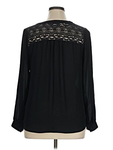 Candie's Long Sleeve Blouse (view 2)