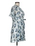 Mi ami 100% Polyester Floral Blue Cocktail Dress Size M - photo 4