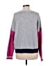 Aqua Color Block Blue Pullover Sweater Size M - photo 2