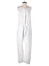 On The Road... Solid White Jumpsuit Size M - photo 1