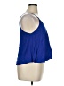 Lush 100% Rayon Blue Sleeveless Blouse Size XL - photo 4