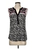 One September 100% Rayon Black Sleeveless Blouse Size M - photo 1