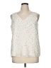 Lilly Pulitzer Ivory Sleeveless Silk Top Size XL - photo 1