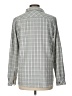 Eddie Bauer 100% Polyester Plaid Gray Long Sleeve Blouse Size L - photo 2