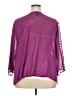 Catherines 100% Polyester Purple Kimono Size 3X - photo 2