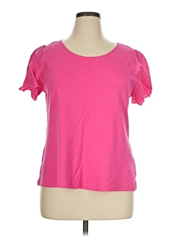 Isaac Mizrahi LIVE! Short Sleeve Top (view 1)