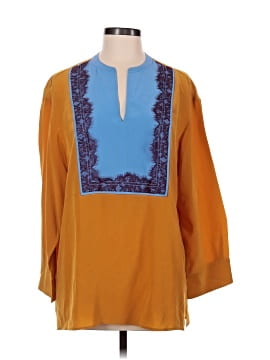 Tory Burch 3/4 Sleeve Silk Top