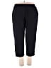 Lands' End 100% Cotton Solid Black Casual Pants Size 2X - photo 1