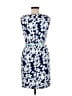 Chaps Print Blue Cocktail Dress Size 8 - photo 2
